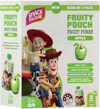 Load image into Gallery viewer, Snacktacular Fruity Pouch Apple 90g (box of 3) toddler 3+
