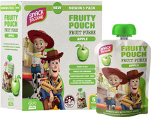 Load image into Gallery viewer, Snacktacular Fruity Pouch Apple 90g (box of 3) toddler 3+
