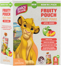 Load image into Gallery viewer, Snacktacular Fruity Pouch Apple + Mango 90g (box of 3) toddler 3+
