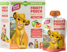 Load image into Gallery viewer, Snacktacular Fruity Pouch Apple + Mango 90g (box of 3) toddler 3+

