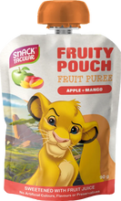 Load image into Gallery viewer, Snacktacular Fruity Pouch Apple + Mango 90g (box of 3) toddler 3+
