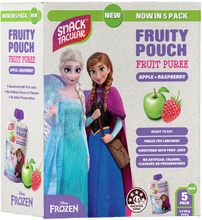 Load image into Gallery viewer, Snacktacular Fruity Pouch Apple + Raspberries 90g (box of 3) toddler 3+
