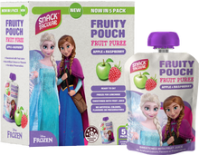 Load image into Gallery viewer, Snacktacular Fruity Pouch Apple + Raspberries 90g (box of 3) toddler 3+
