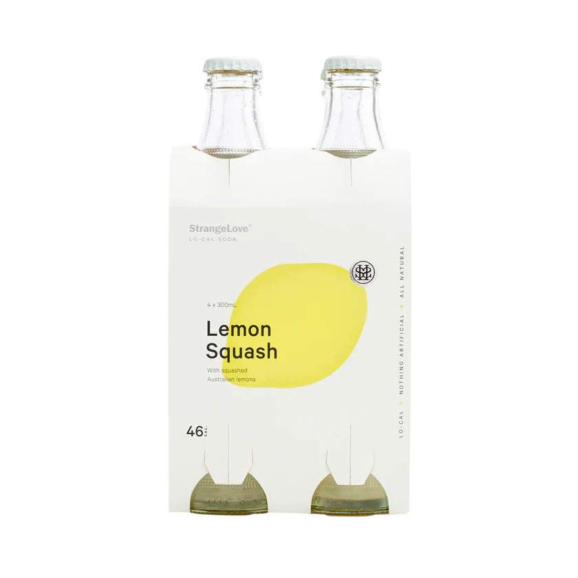 Strange Love Lemon Squash Lo-Cal Soda 300ml x 24