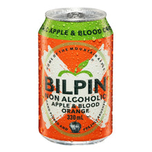 Load image into Gallery viewer, Bilpin Non Alcoholic Apple &amp; Blood Orange Cider (330ml) (box of 24) 6 x 4pk

