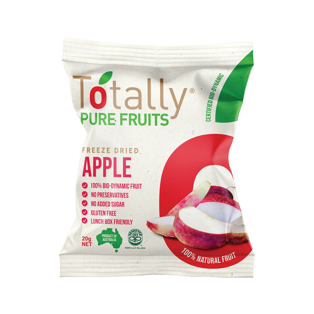 Totally Pure Fruits Freeze Dried Apples (25g) (box of 12)