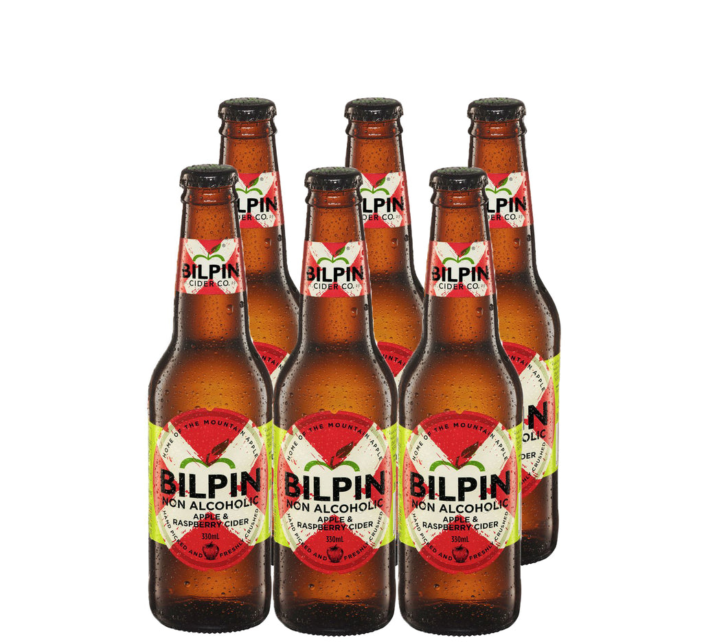 Bilpin Cider Co Sparkling Apple & Rasberry Cider 6 pack (330ml) (box of 24)