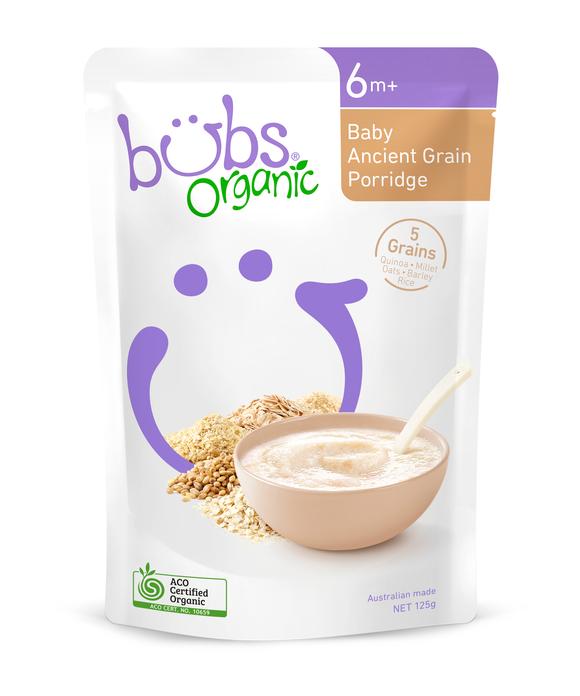 Bubs® Organic Baby Ancient Grain Porridge (125g) (box of 6)
