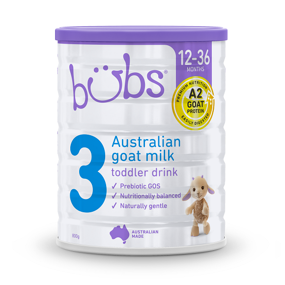 Natural Bubs Goat Infant Formula Stage 3 12-36 months (800g) (box of 3)