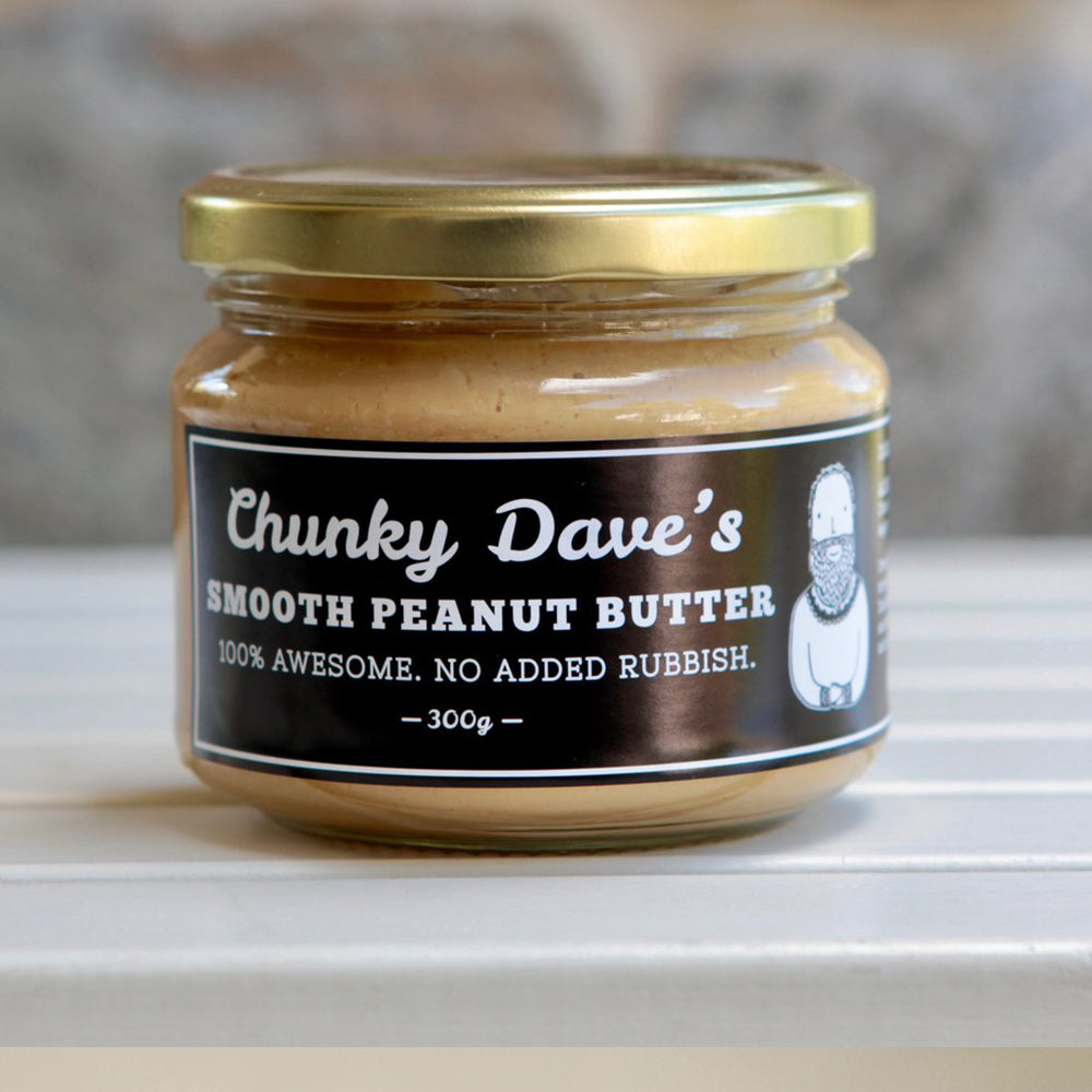 Chunky Dave's Smooth Peanut Butter (300g) (box of 6)
