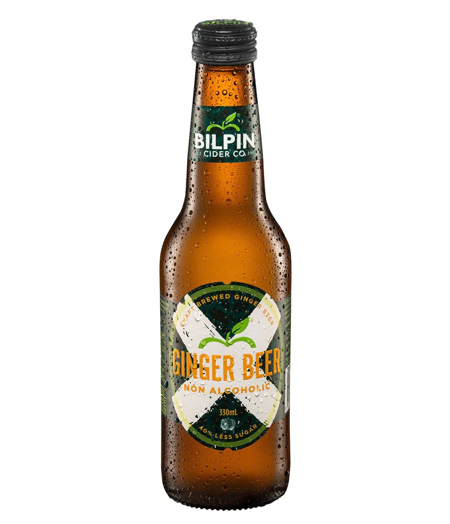 Bilpin Cider Co Non Alcohol Ginger Beer 4 packs (330ml) (box of 24)