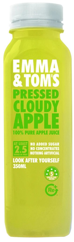 Emma & Tom's Cloudy Apple Juice (350ml) (box of 10)
