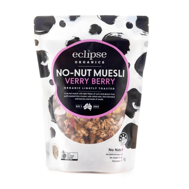 Eclipse Organic Muesli Toasted Verry Berry No-Nut (450g) (box of 6)