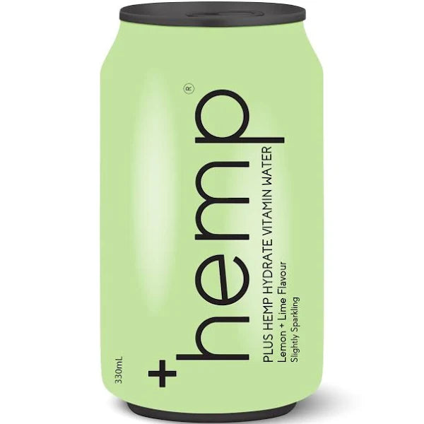 Plus Hemp Hydrate Lemon & Lime 330ml x12