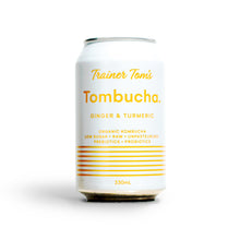 Load image into Gallery viewer, Trainer Tom&#39;s Tombucha Ginger and Turmeric 330ml x 24
